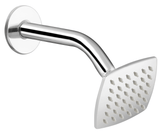 SS Tizo 4 Inches Shower Head with Arm & Wall Flange - Marcoware