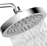 6 - Inch ABS Rain Shower Head with easy clean nozzles - Marcoware