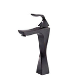 Antique Brass Twisty Tall Basin Mixer - Marcoware