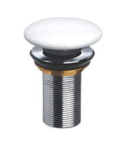 Elegant Ceramic White Pop - Up Waste Coupling with Chrome Finish - Marcoware