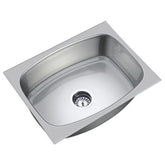 Glossy Stainless Steel Single Bowl Kitchen Sink - Marcoware