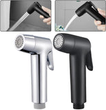 ABS Dual Flow Health Faucet with Hose & Hook, Black