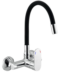 Wall Mounted Sink Mixer with Flexible 360° Swivel Spout