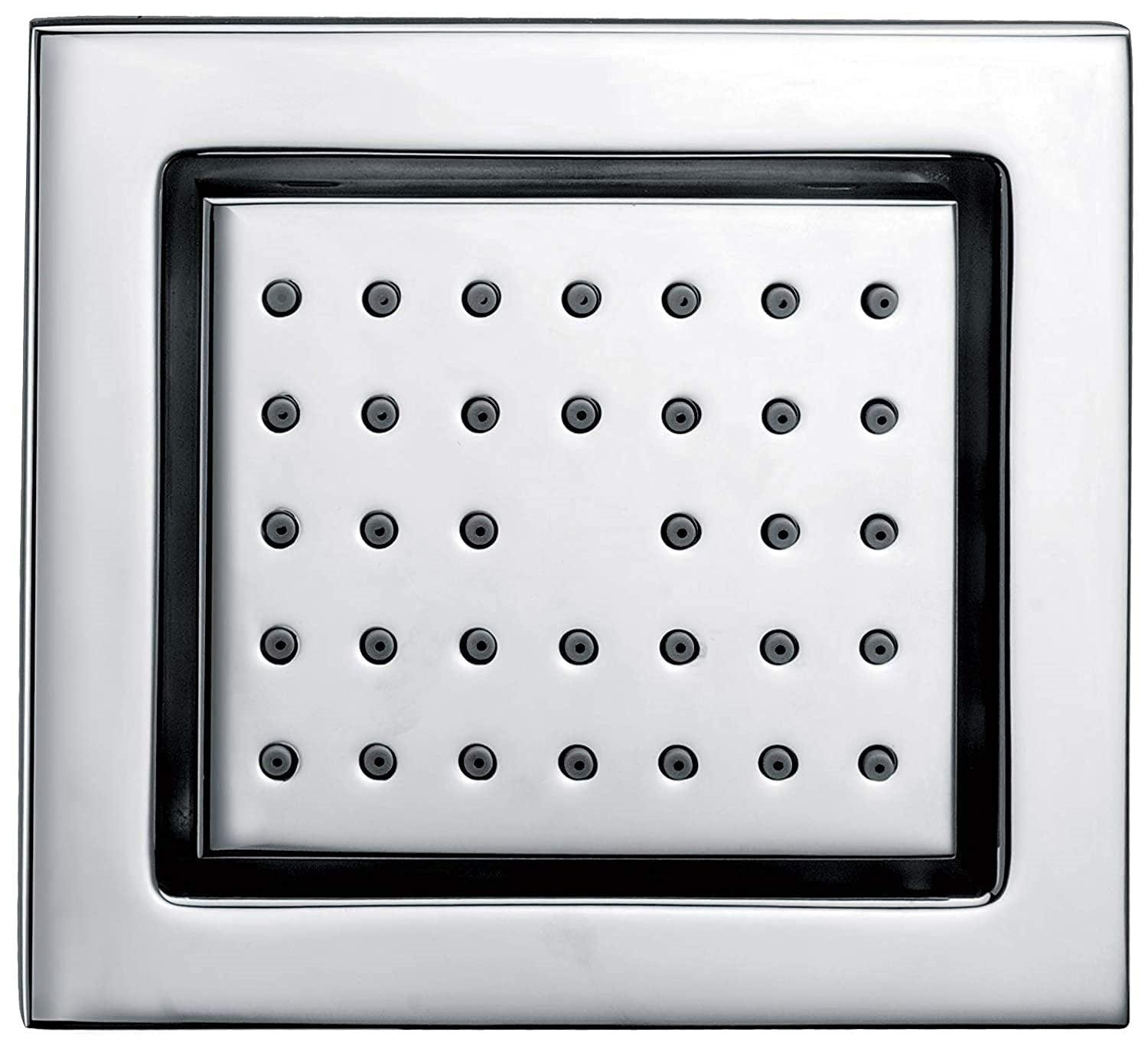 Square Wall Jet Shower with Concealed Body & Adjustable Angle