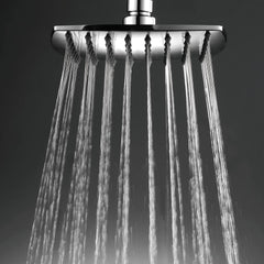 SS Tizo 4 Inches Shower Head with Arm & Wall Flange