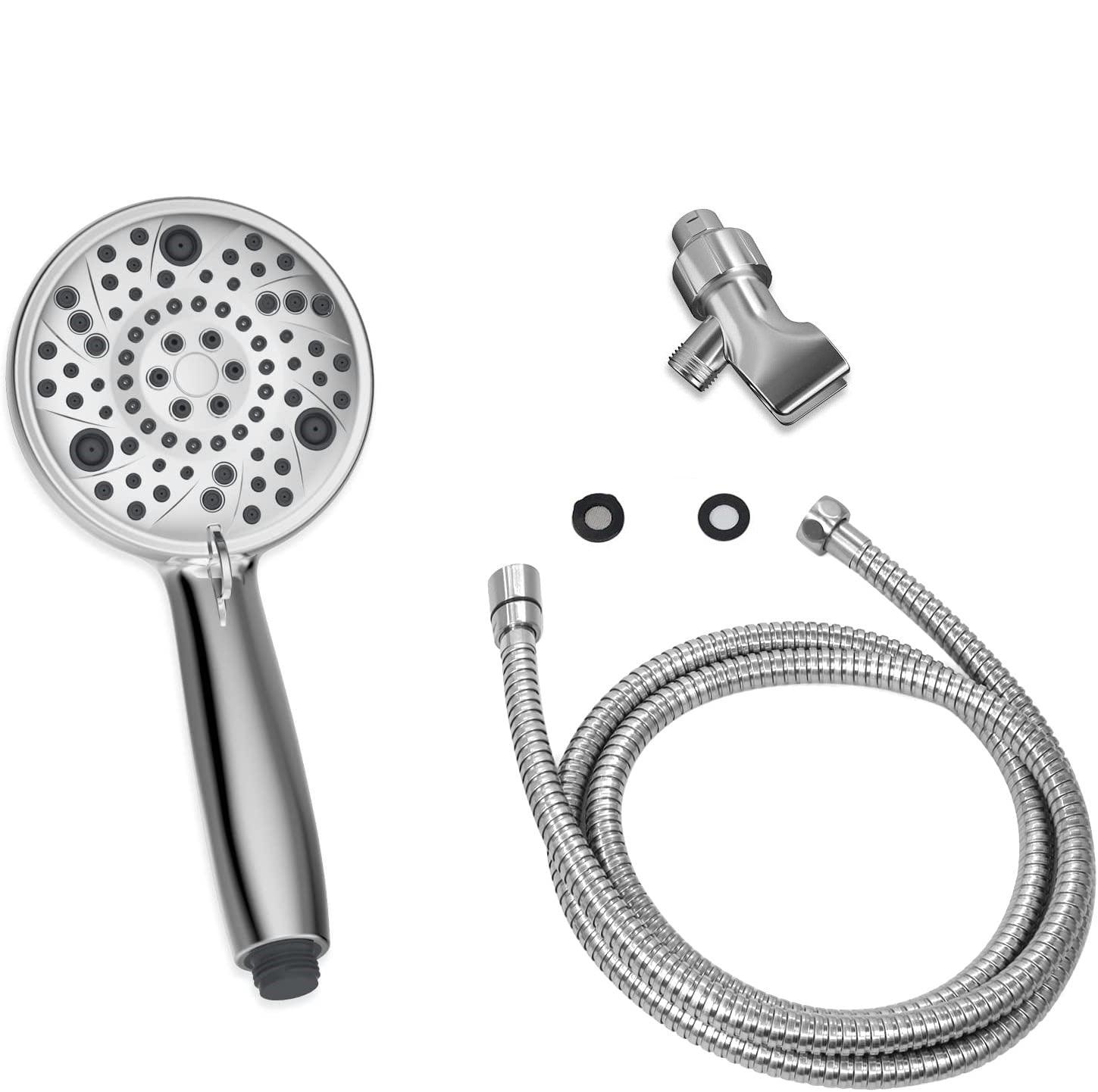 8 Mode Hand shower With Hose & Overhead Shower Adapter
