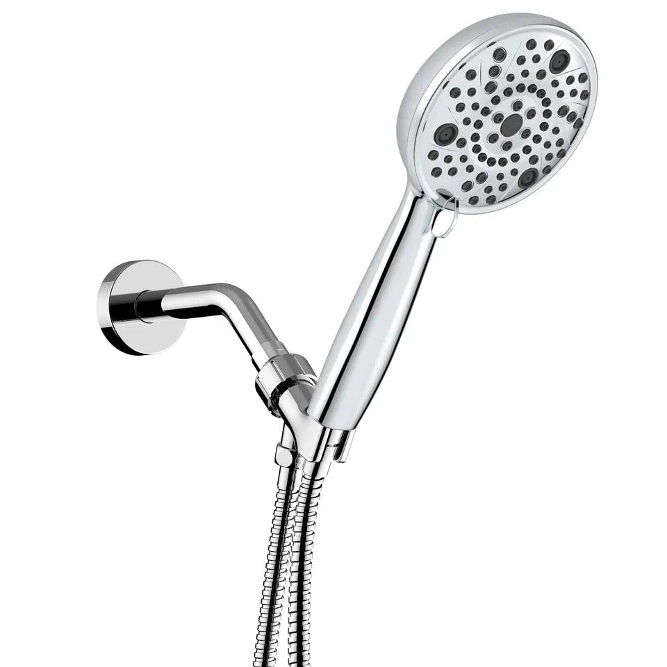 8 Mode Hand shower With Hose & Overhead Shower Adapter