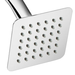 SS Trident Square 4 Inches Shower Head with Arm & Wall Flange