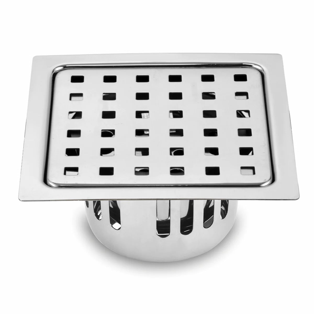 304 SS Dice Floor Drain with Anti-Cockroach Trap & Lock