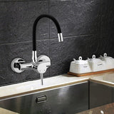 Java Wall - Mounted Sink Mixer with 360° Swivel Pipe - Marcoware