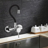 Java Wall - Mounted Sink Mixer with 360° Swivel Pipe - Marcoware