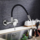 Java Wall - Mounted Sink Mixer with 360° Swivel Pipe - Marcoware