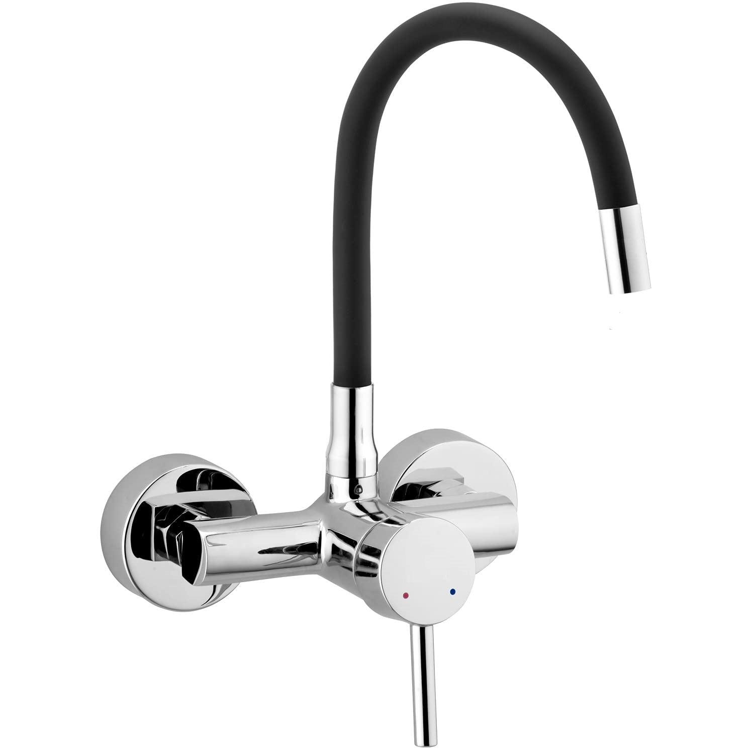 Java Wall - Mounted Sink Mixer with 360° Swivel Pipe - Marcoware