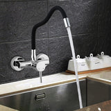 Java Wall - Mounted Sink Mixer with 360° Swivel Pipe - Marcoware