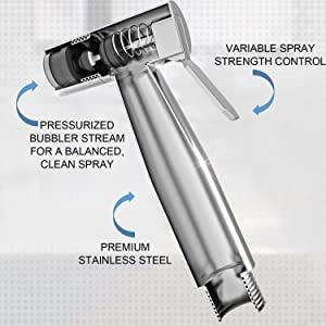 Stainless Steel Heavy Duty Health Faucet (Brushed) - Marcoware