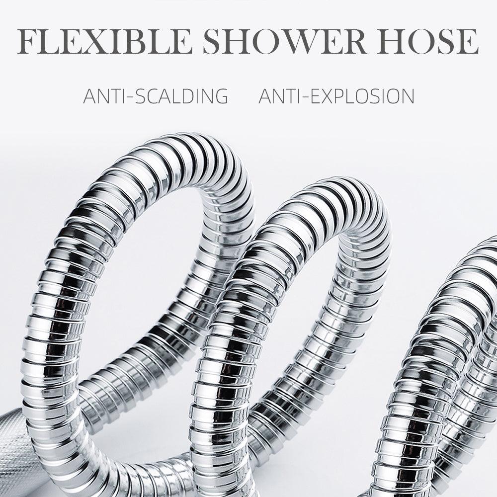 Stainless Steel Heavy Duty Health Faucet with Hose & Wall Mount Hook - Marcoware