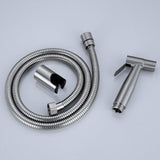 Stainless Steel Heavy Duty Health Faucet with Hose & Wall Mount Hook - Marcoware