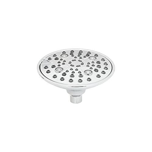6 Inches Spa grade shower head (WITHOUT ARM), Multi-6 Mode with Mist, Massage, Rain, Chrome, Polished Finish - Marcoware