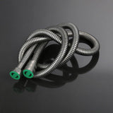 ABS Dual Flow Health Faucet with Hose & Hook, Black - Marcoware