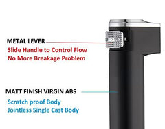 ABS Flow Adjustable Health Fucet with 1 Meter SS 304 Hose & Wall Hook - Marcoware