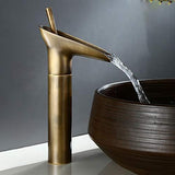 Antique Waterfall Design Joystick Basin Mixer - Marcoware