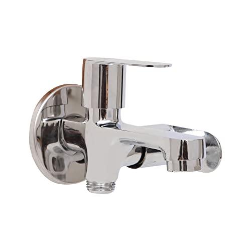 Brass Deco 2 Way Long Nose Tap Faucet, Chrome, Polished Finish - Marcoware
