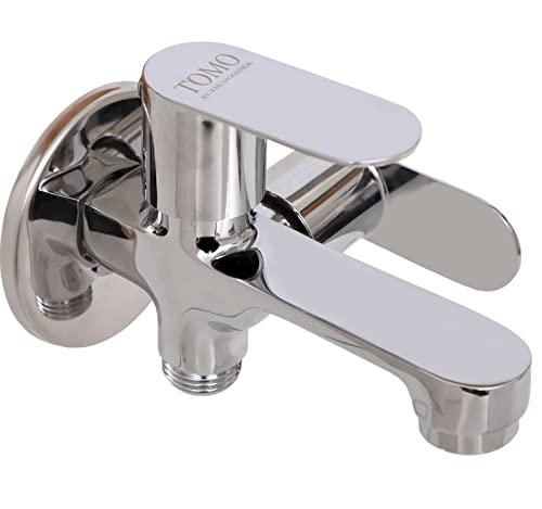 Brass Deco 2 Way Long Nose Tap Faucet, Chrome, Polished Finish - Marcoware