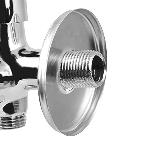Brass Deco Sleek 2 Way Long Nose Tap Faucet, Chrome, Polished Finish - Marcoware