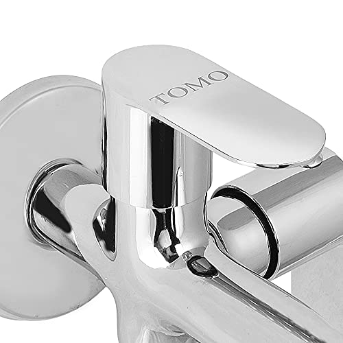 Brass Deco Sleek 2 Way Long Nose Tap Faucet, Chrome, Polished Finish - Marcoware