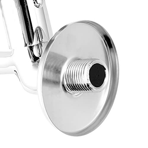 Brass Fusion Long Nose Faucet tap with Wall Flange, Chrome, Polished Finish - Marcoware