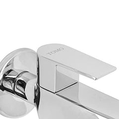 Brass Recto Long Body Tap with Wall Flange (Chrome) - Marcoware