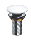 Elegant Ceramic White Pop - Up Waste Coupling with Chrome Finish - Marcoware