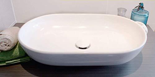 Elegant Ceramic White Pop - Up Waste Coupling with Chrome Finish - Marcoware