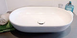 Elegant Ceramic White Pop - Up Waste Coupling with Chrome Finish - Marcoware