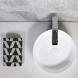 Elegant Ceramic White Pop - Up Waste Coupling with Chrome Finish - Marcoware