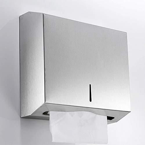 FULL STEEL SS304 Heavy Duty Multifold Tissue Dispenser/Wall Mounted (silver) - Marcoware