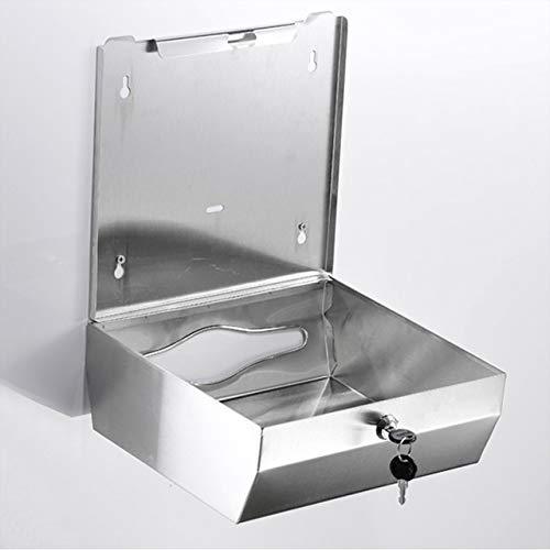 FULL STEEL SS304 Heavy Duty Multifold Tissue Dispenser/Wall Mounted (silver) - Marcoware