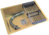 Gold Stainless Steel Single Bowl Sink - Marcoware