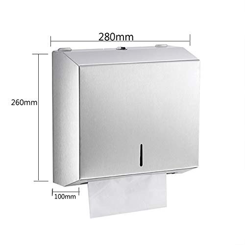Heavy Duty Multifold Paper Towel Dispenser/Wall Mounted (silver) - Marcoware