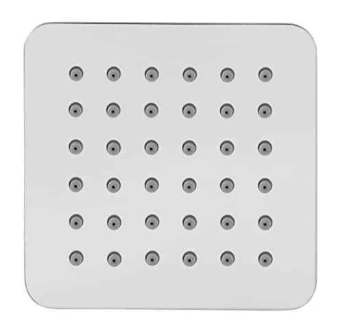 Heavy Duty Stainless Steel Trident Square Overhead Shower (Chrome) - Marcoware
