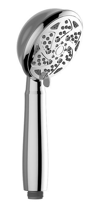 Ivy Multifunction Hand shower with Hose & Hook, Chrome, Polished Finish - Marcoware