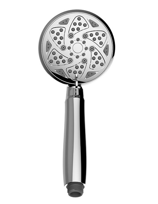 Ivy Multifunction Hand shower with Hose & Hook, Chrome, Polished Finish - Marcoware