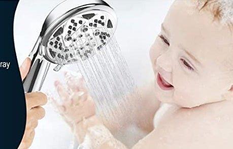 Ivy Multifunction Hand shower with Hose & Hook, Chrome, Polished Finish - Marcoware