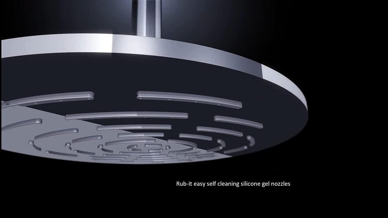 Maze Round Heavy Duty Overhead Chrome Polished Finish - Marcoware