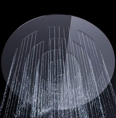 Maze Round Heavy Duty Overhead Chrome Polished Finish - Marcoware
