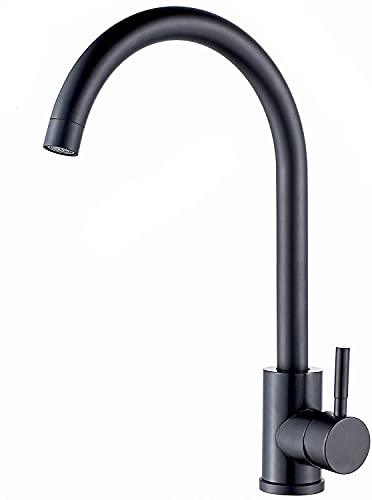 Rico Kitchen Faucet Mixer Table Mount (Black) - Marcoware