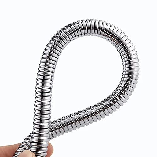 Stainless Steel 304 Heavy Duty Shower Hose 1 Meter, Chrome - Marcoware