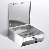 Stainless Steel Multifold Tissue Dispenser - Wall Mounted (Silver) - Marcoware