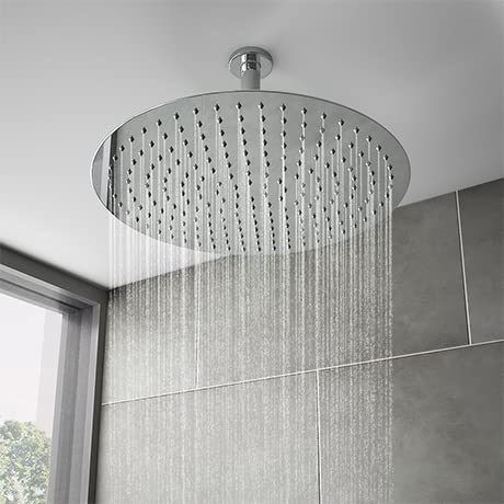 Trident Round Overhead Shower 304 Stainless Steel (Chrome) - Marcoware